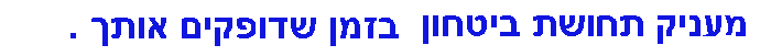 סמל המדינה החדש ממחיש כיצד מדינת ישראל מעניקה תחושה של ביטחון